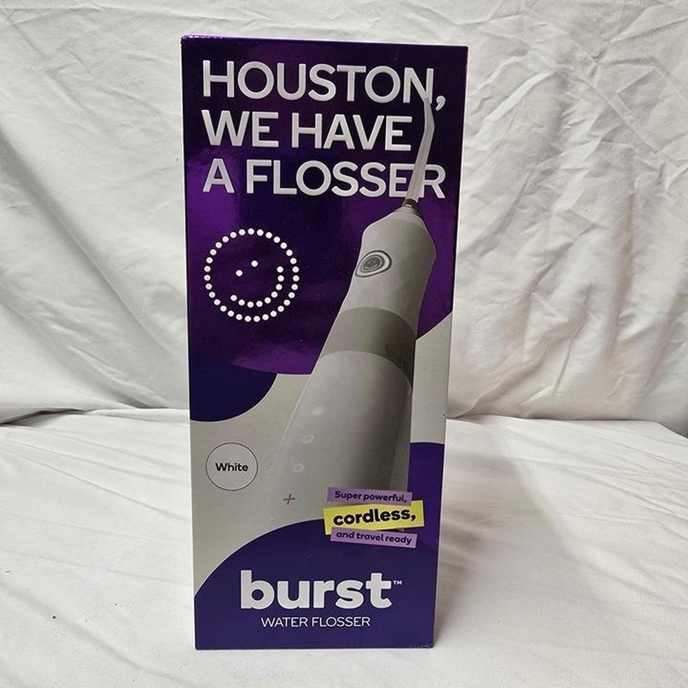 Burst Water Flosser All Items Unused Tip Was Opened But Never Even Used See Pics
